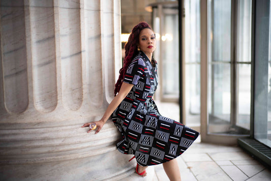 Djembe  Wrap Dress
