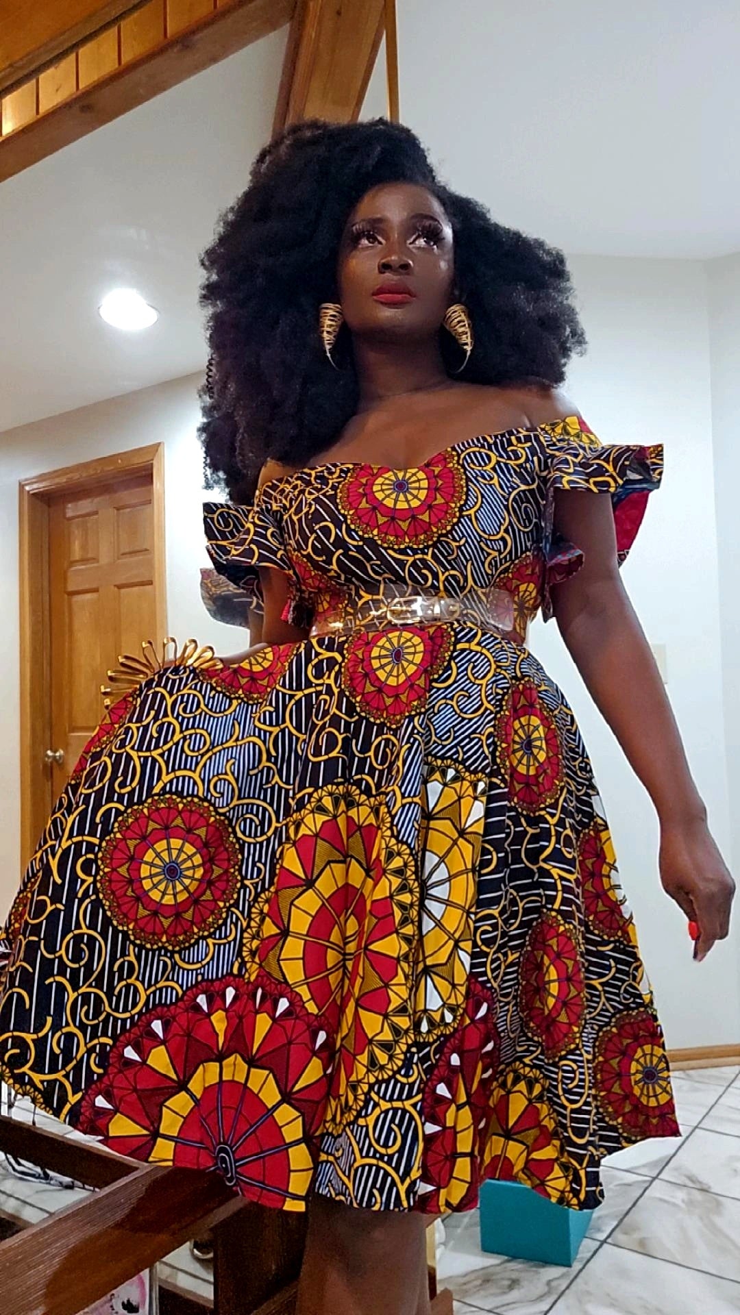 Red Lily Dress