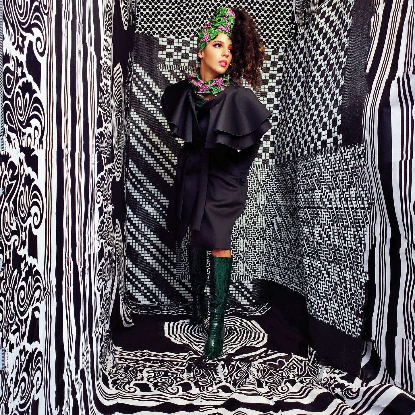 Nkasa Jacket Black - Akese Stylelines