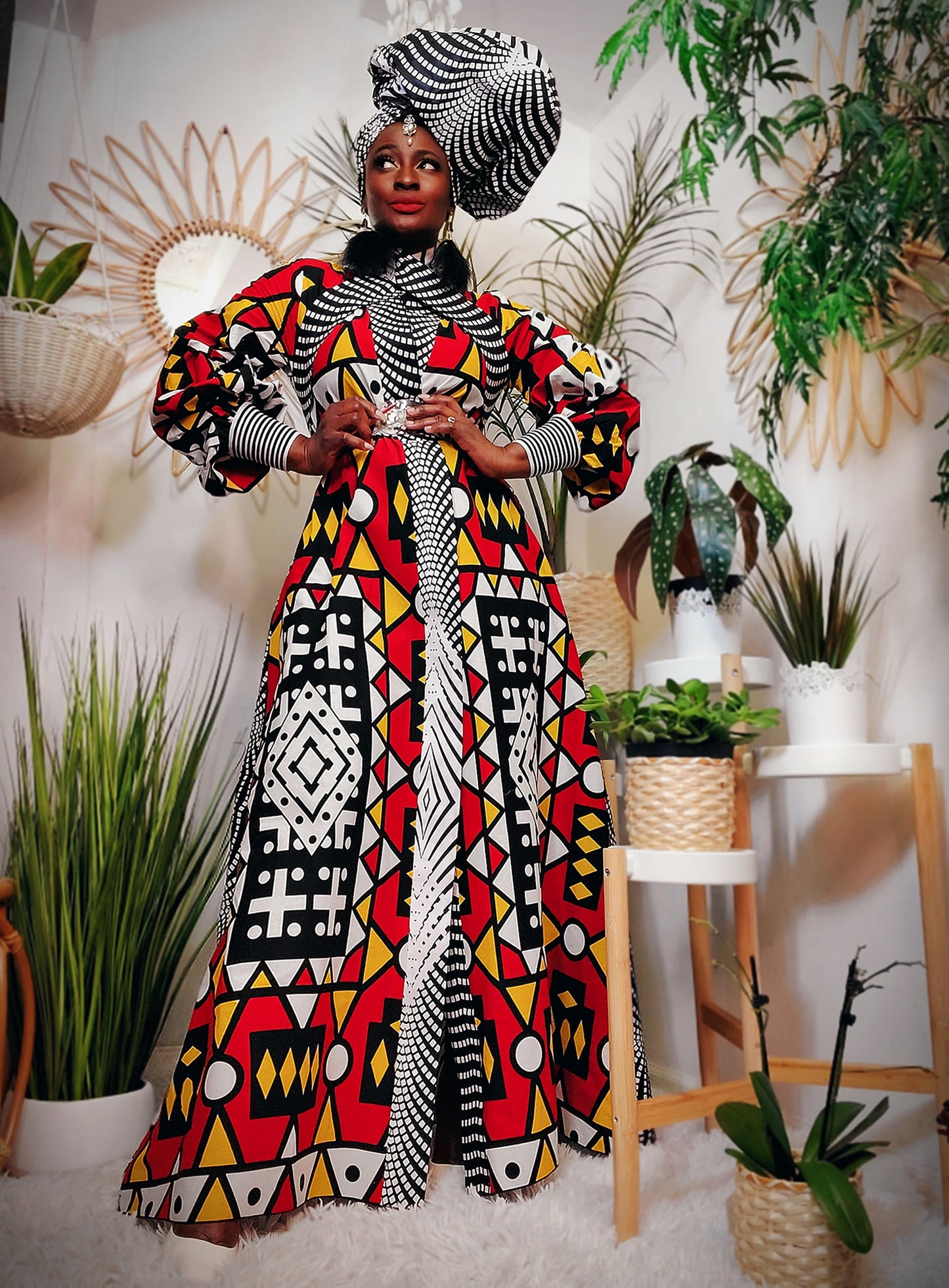 Queen Zamunda Jacket Dress - Akese Stylelines