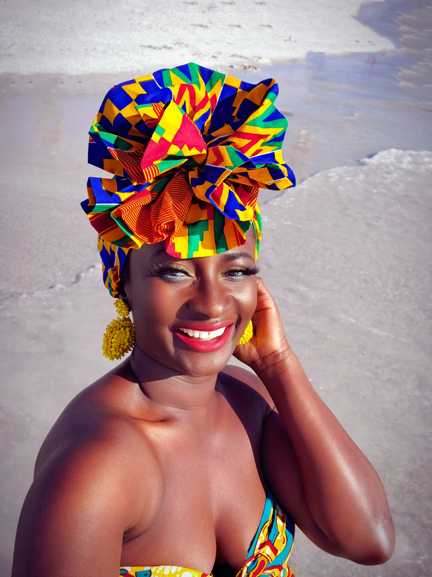 Fatia Pre-tied Crown/Headwrap. - Akese Stylelines
