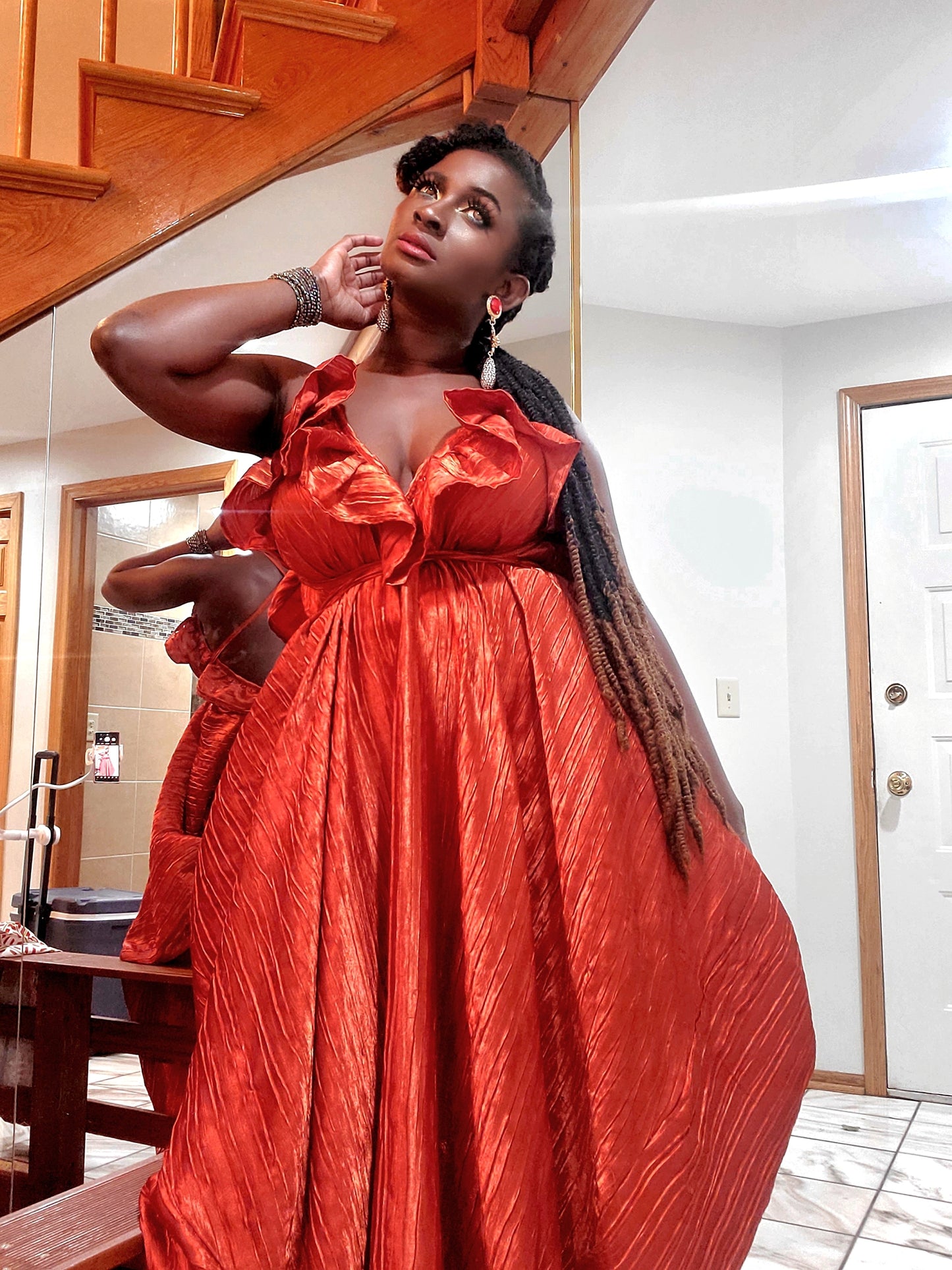 Asesa Versatile Dress Orange