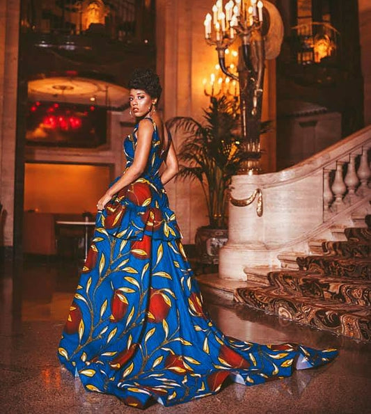 Afiyi Gown  (Custom order) - Akese Stylelines