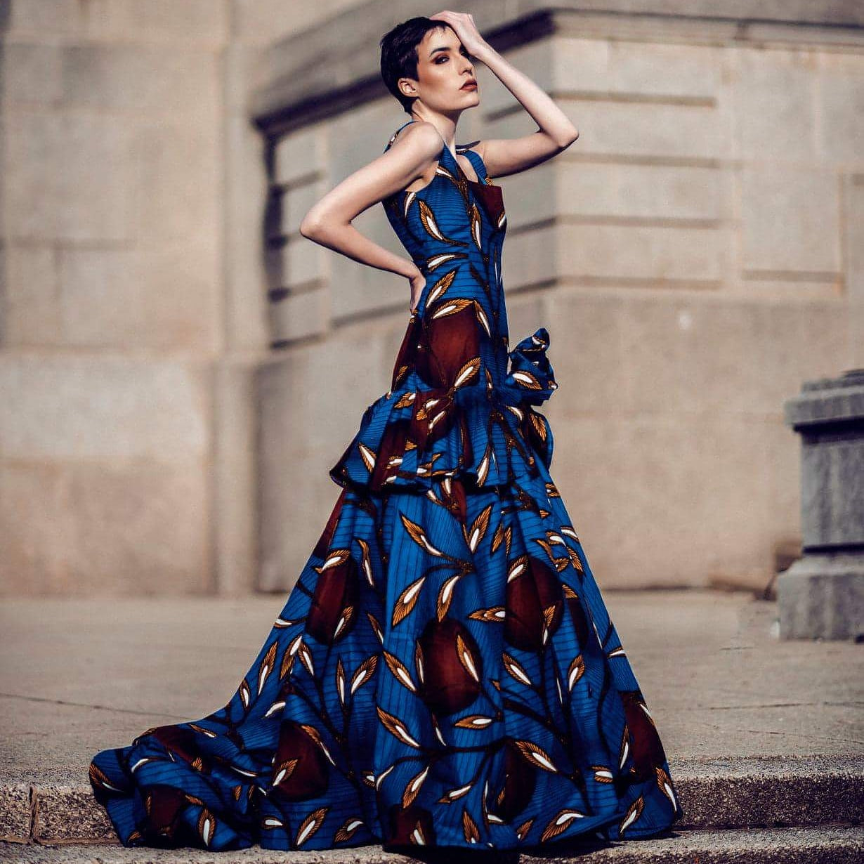Afiyi Gown  (Custom order) - Akese Stylelines