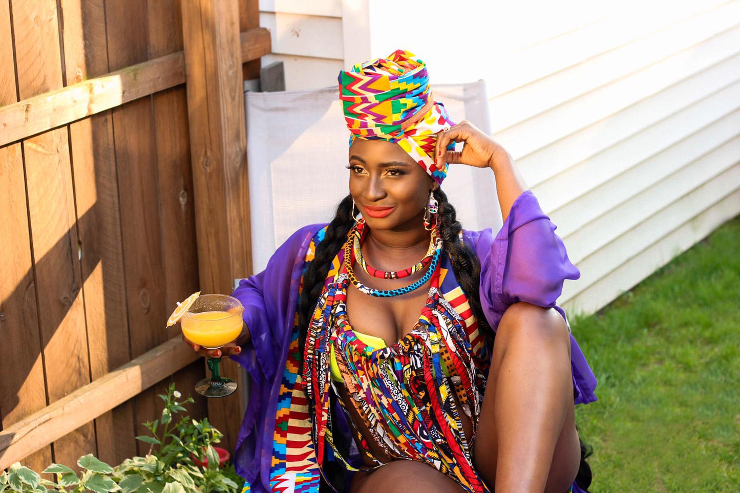 Adehyie Headwrap. - Akese Stylelines