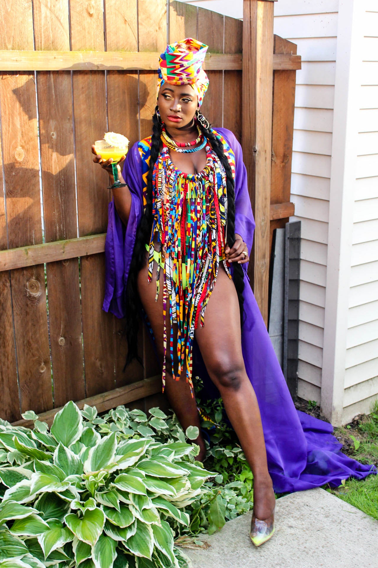 Adehyie statement Neckpiece - Akese Stylelines