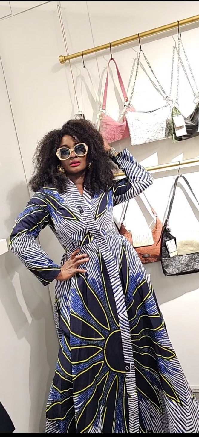 Sunflower indigo Jacket Dress