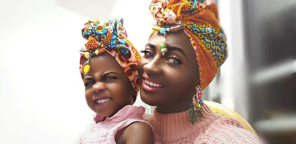 Papabi Headwrap (mommy and mini) - Akese Stylelines 