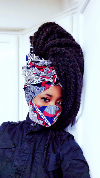 New! Abena Mask REVERSIBLE - Akese Stylelines 