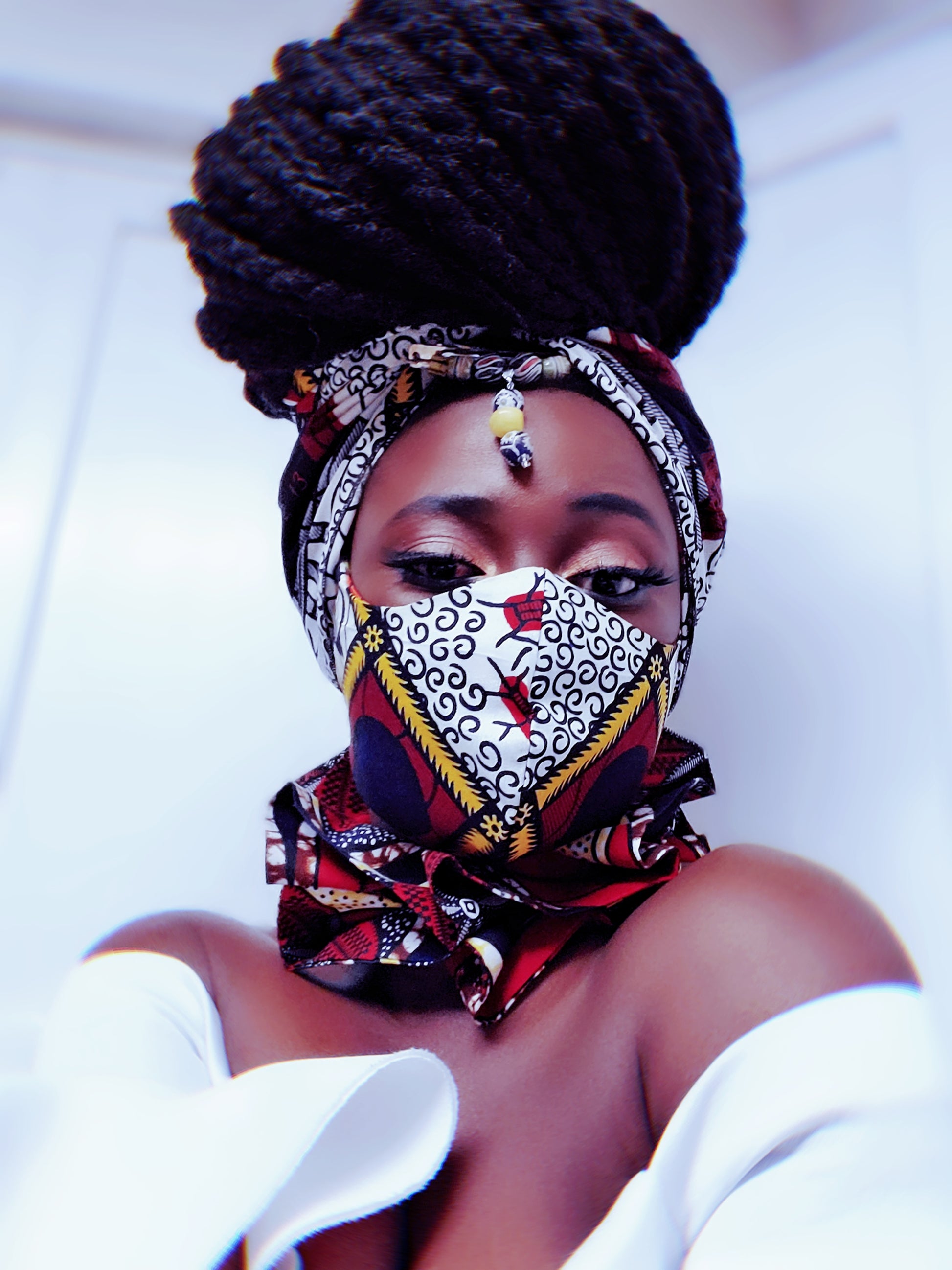 Nandi Mask and Neck piece SET - Akese Stylelines 