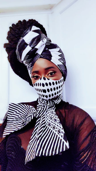 Nsakra neckpiece/ headwrap - Akese Stylelines 