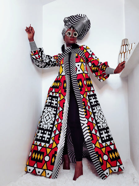 Queen Zamunda Jacket Dress - Akese Stylelines 