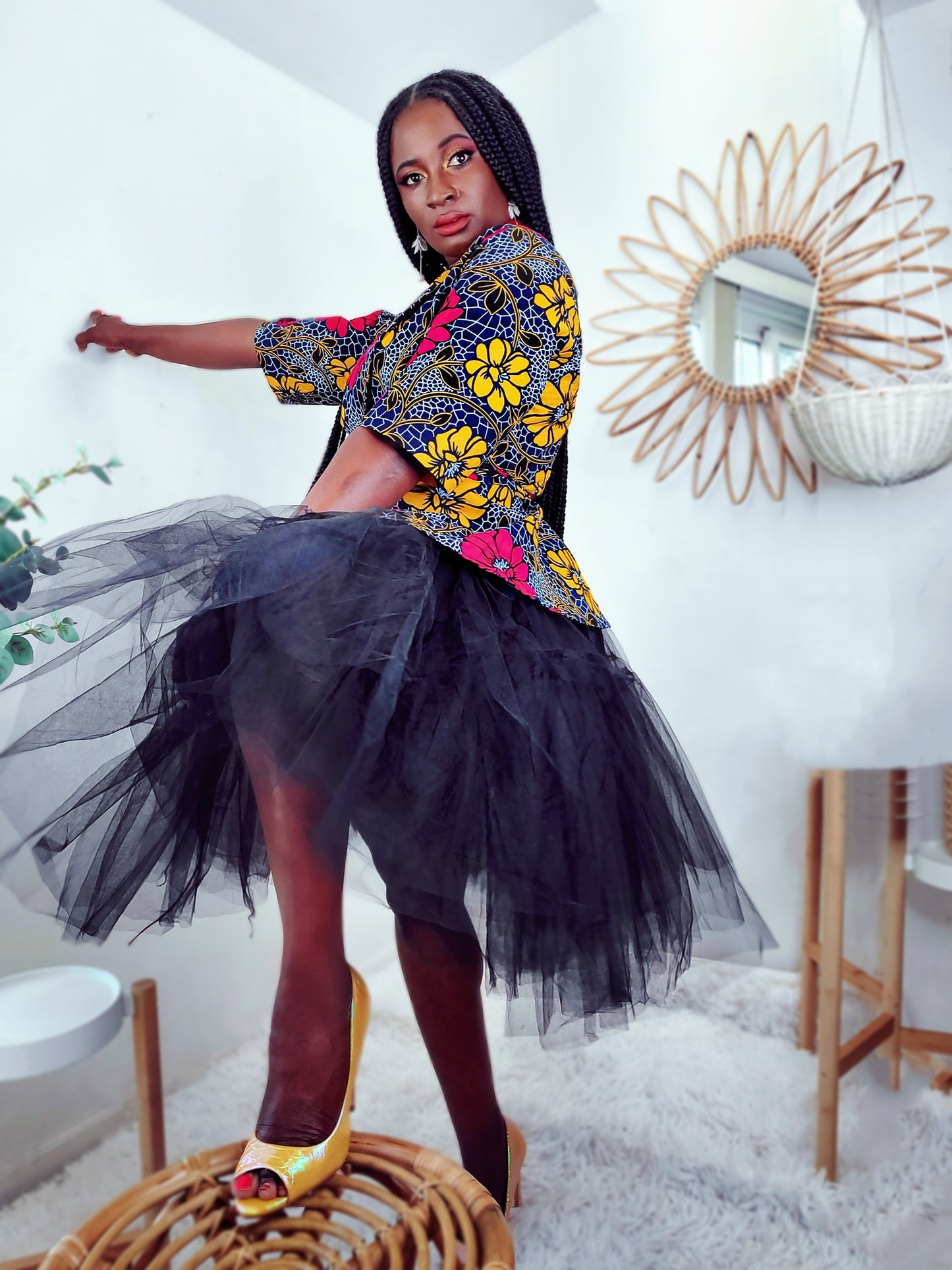Töölu Tuts Skirt, Black