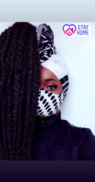 New! Abena Mask REVERSIBLE - Akese Stylelines 