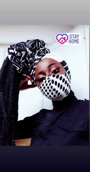 New! Abena Mask REVERSIBLE - Akese Stylelines 