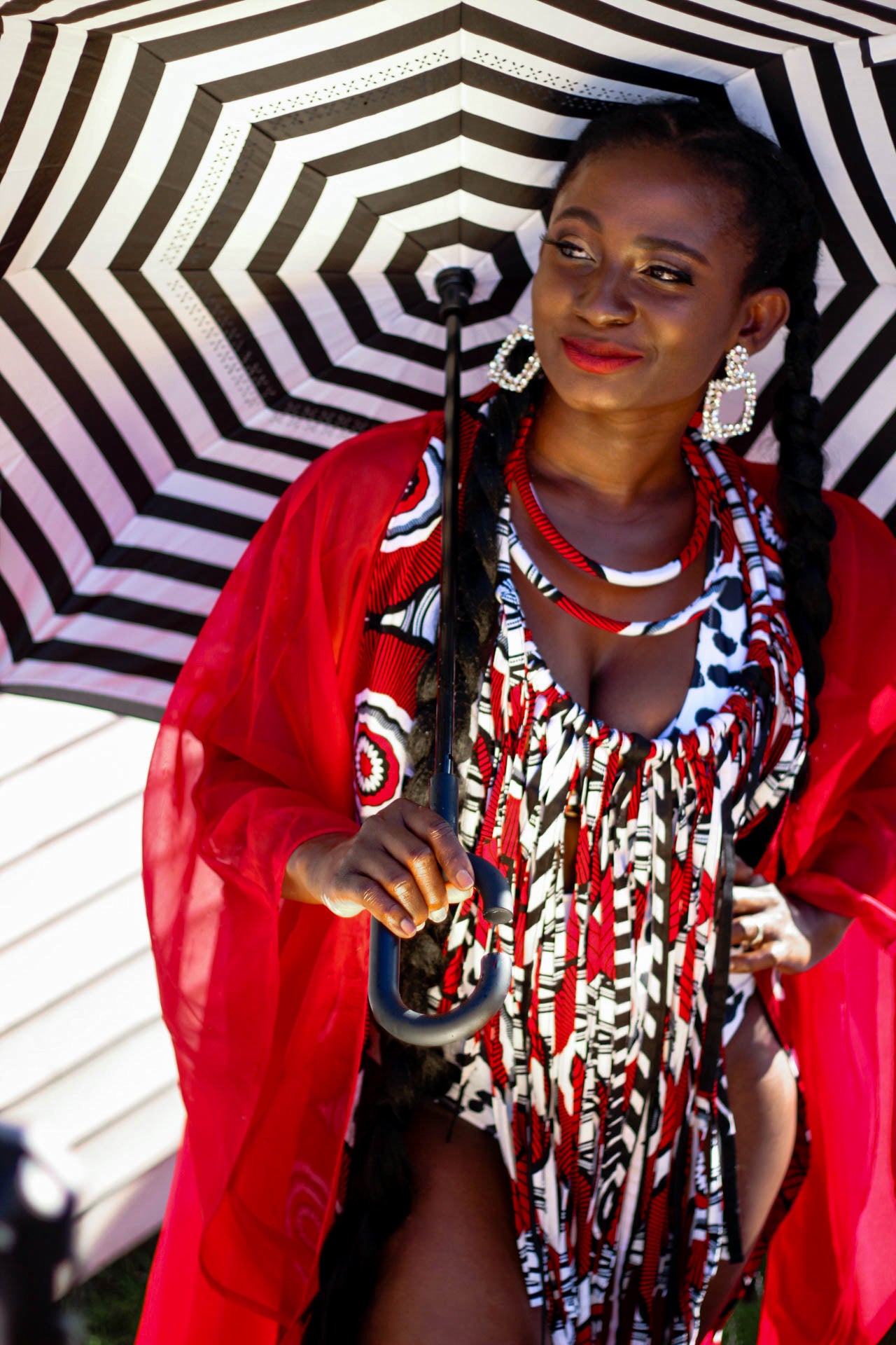 Swimsuit black and white, Alewa. - Akese Stylelines 